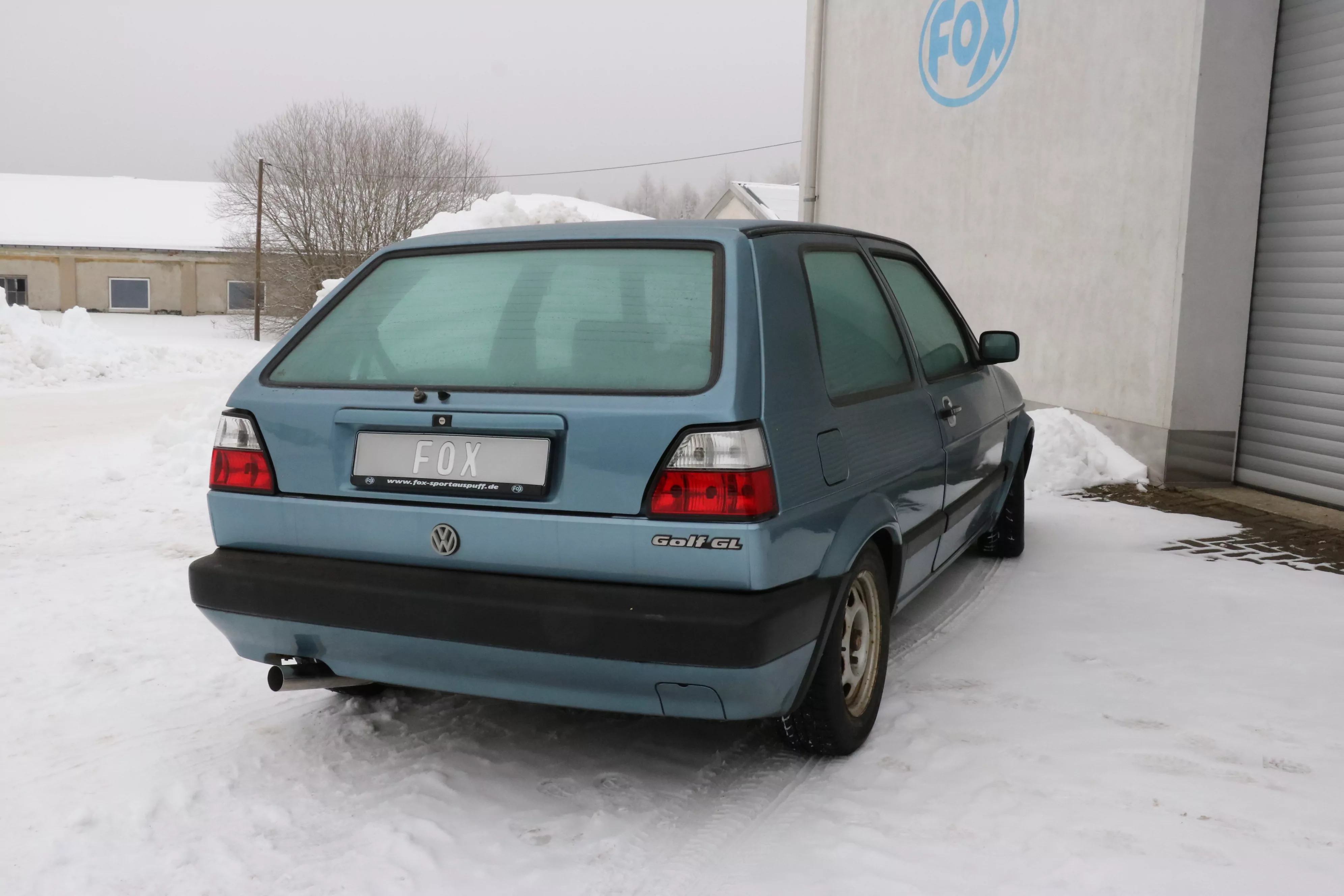 VW Golf II Typ 19E  Endschalldämpfer - 1x63 Typ 10