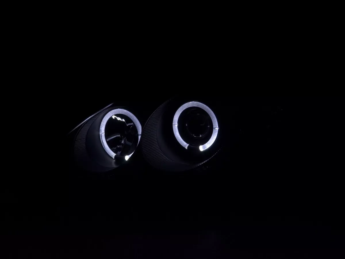 Scheinwerfer Set Honda Civic Coupe/Civic 4-trg. Bj. 99-00 schwarz