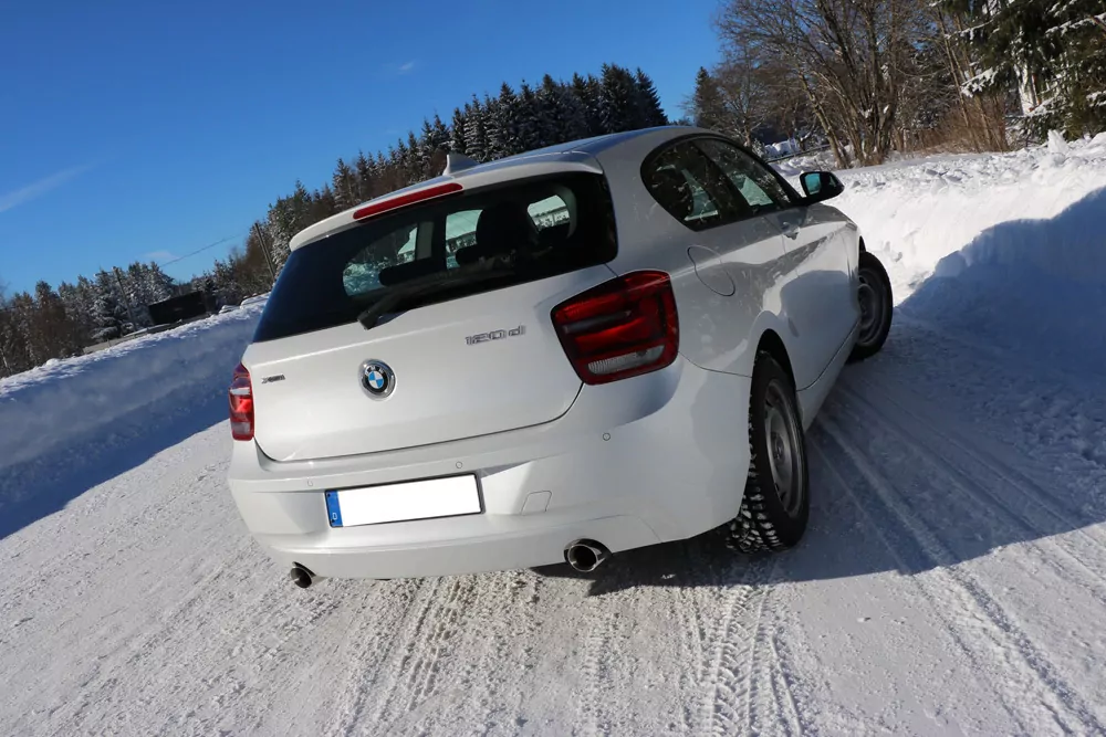 BMW F20/F21 - 120d  Endschalldämpfer quer Ausgang rechts/links - 1x90 Typ 25 rechts/links