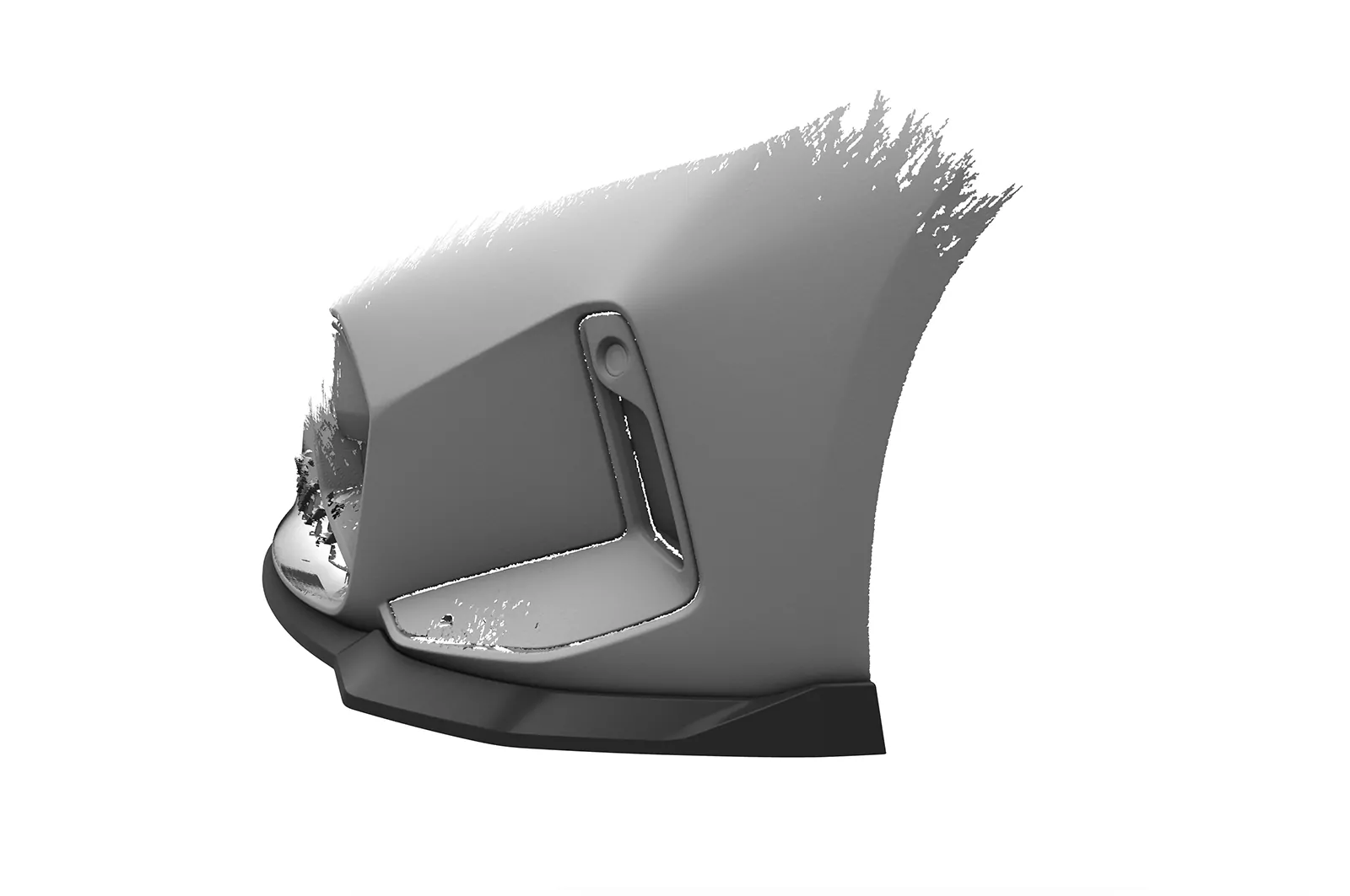 Cup-Spoilerlippe mit ABE für BMW 3er G20 / G21 CSL778 Schwarz Strukturiert