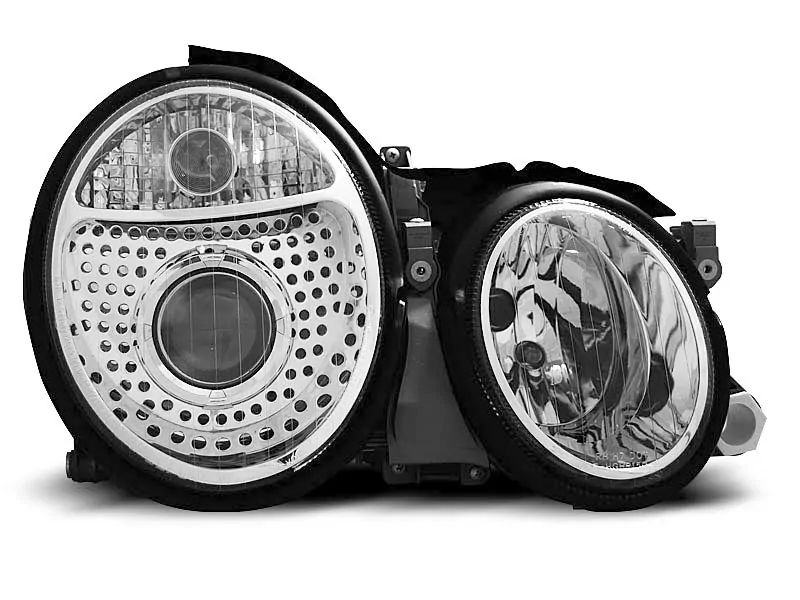 HEADLIGHTS CHROME fits MERCEDES W208 CLK 03.97-04.02