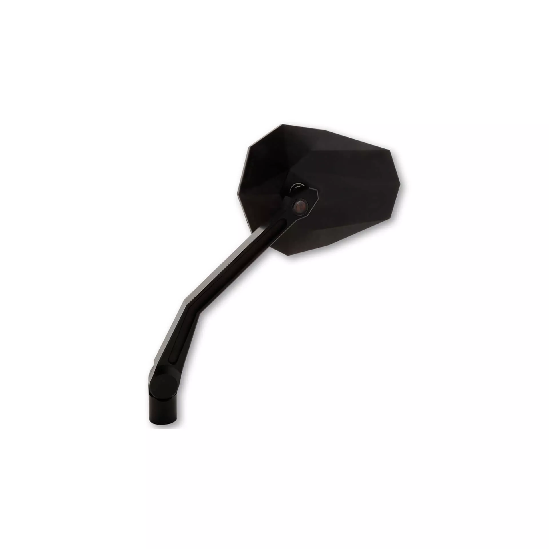 HIGHSIDER pro Handlebar Mirror Stealth -X2 Black With LED Indicator (Pair)