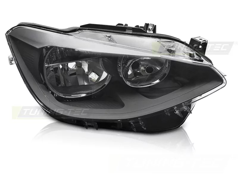Headlight Black Right Side Tyc Fits  Bmw F20 F21 11-14