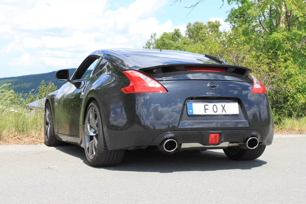 Nissan 370Z  Endschalldämpfer quer Ausgang rechts/links - 129x106 Typ 32 rechts/links