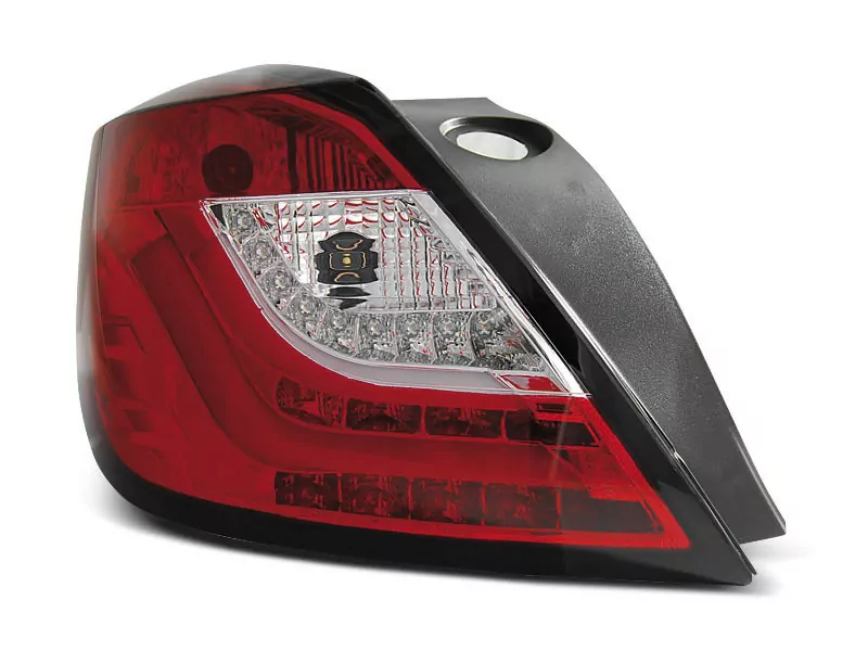 Opel Astra H 03.04-09 3d Red White Led