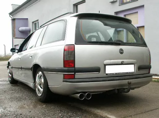 Opel Omega B Caravan  Endschalldämpfer - 2x90 Typ 13