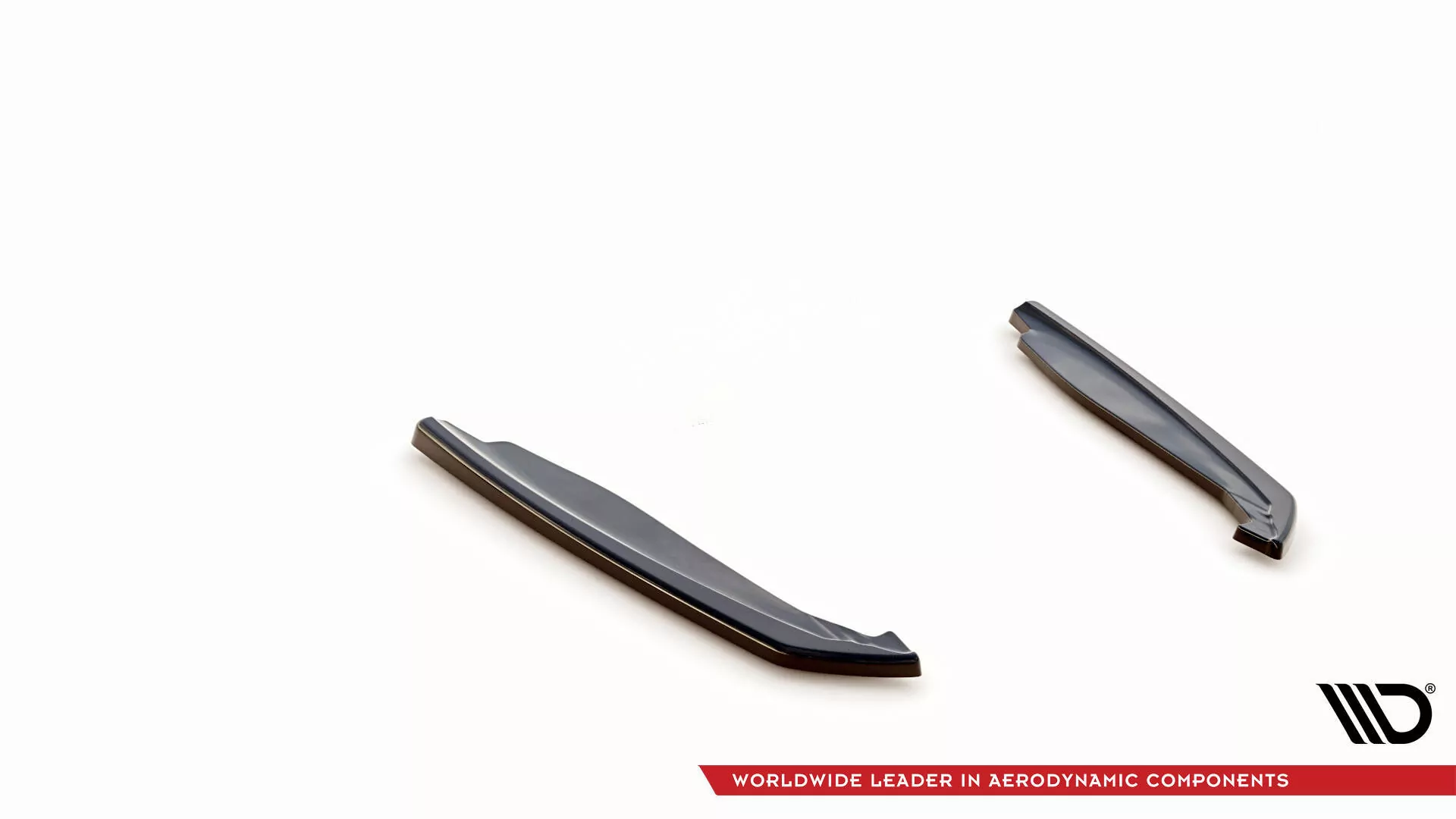 Heck Ansatz Flaps Diffusor V.2 Für BMW M8  Gran Coupe F93 / Coupe F92 Schwarz Hochglanz