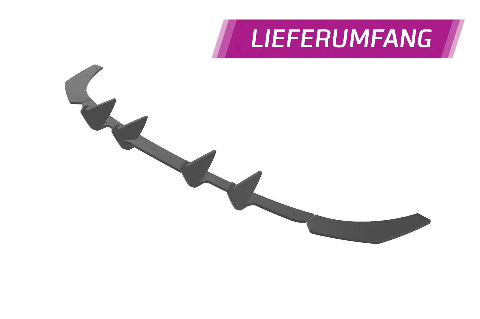 Racing Diffusor / Heckansatz für VW Golf 8 (Typ CD) Life HA410