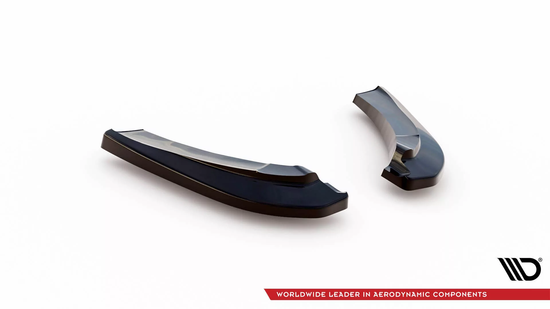 Heck Ansatz Flaps Diffusor Für Kia Ceed GT Mk3 Facelift Schwarz Hochglanz