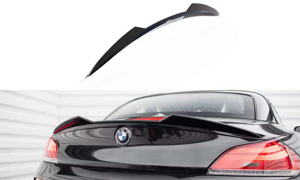 Spoiler CAP Für 3D BMW Z4 M-Paket E89 Facelift Schwarz Hochglanz