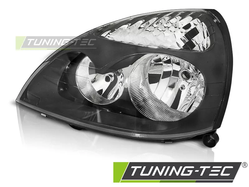 Headlights Black Left Side Tyc Fits Renault Clio Ii 06.01-09.05