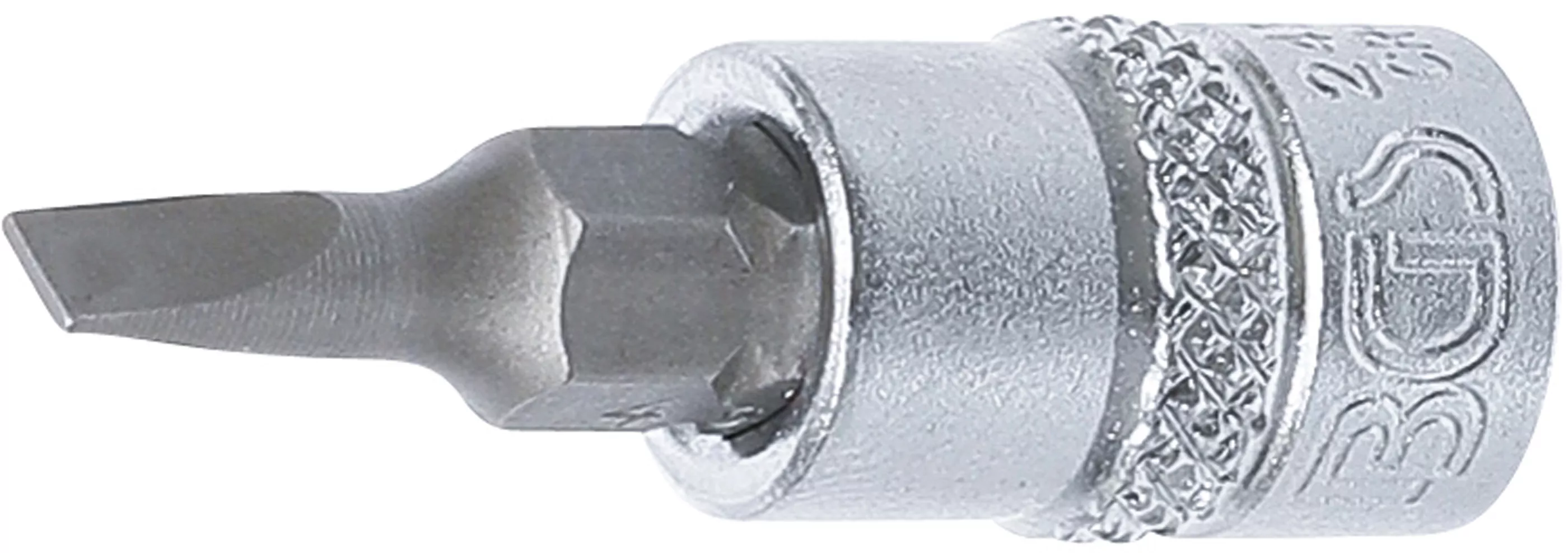 Bit-Einsatz | Antrieb Innenvierkant 6,3 mm (1/4") | Schlitz 4 mm