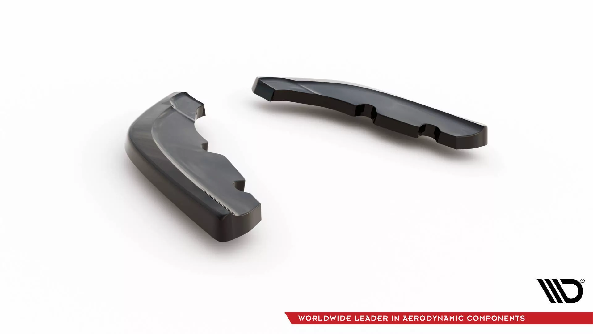 Heck Ansatz Flaps Diffusor V.1 Für0 (FĂĽr Heckansatz V.2) BMW 1er M-Paket / M135i F40 Schwarz Hochglanz