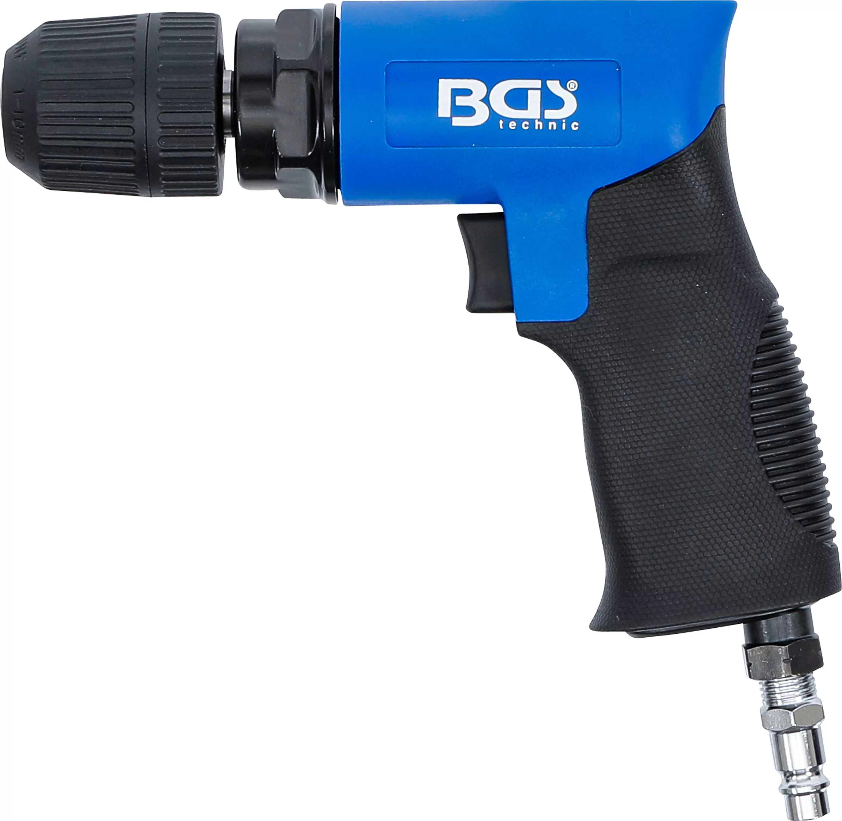 Druckluft-Bohrmaschine | mit 10 mm Schnellspann-Bohrfutter | rechtsdrehend