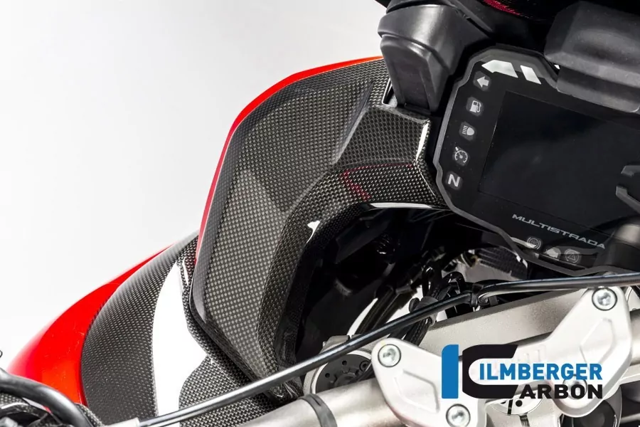 Ilmberger Carbon Abdeckung neben Cockpit links glanz