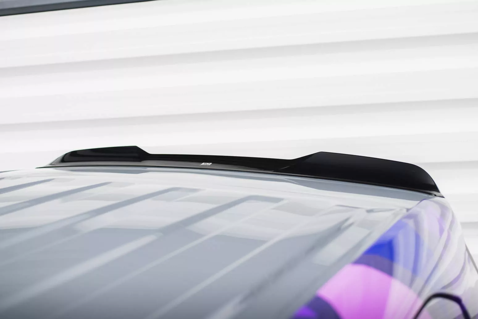 Spoiler CAP Für 3D Volkswagen Multivan T7 Schwarz Hochglanz