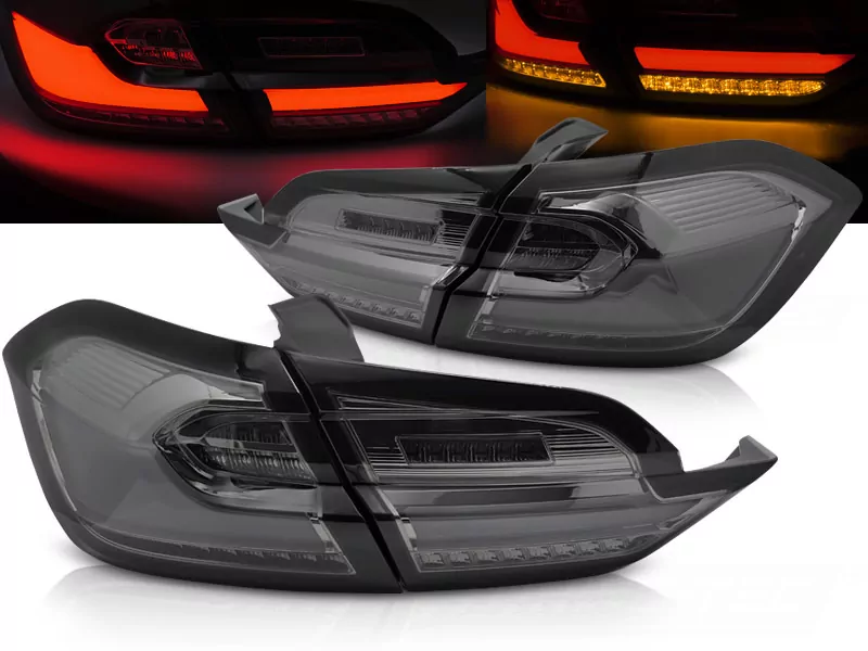 Led Tail Lights Smoke Fits Ford Fiesta Mk8 17-21 Hatchback 
