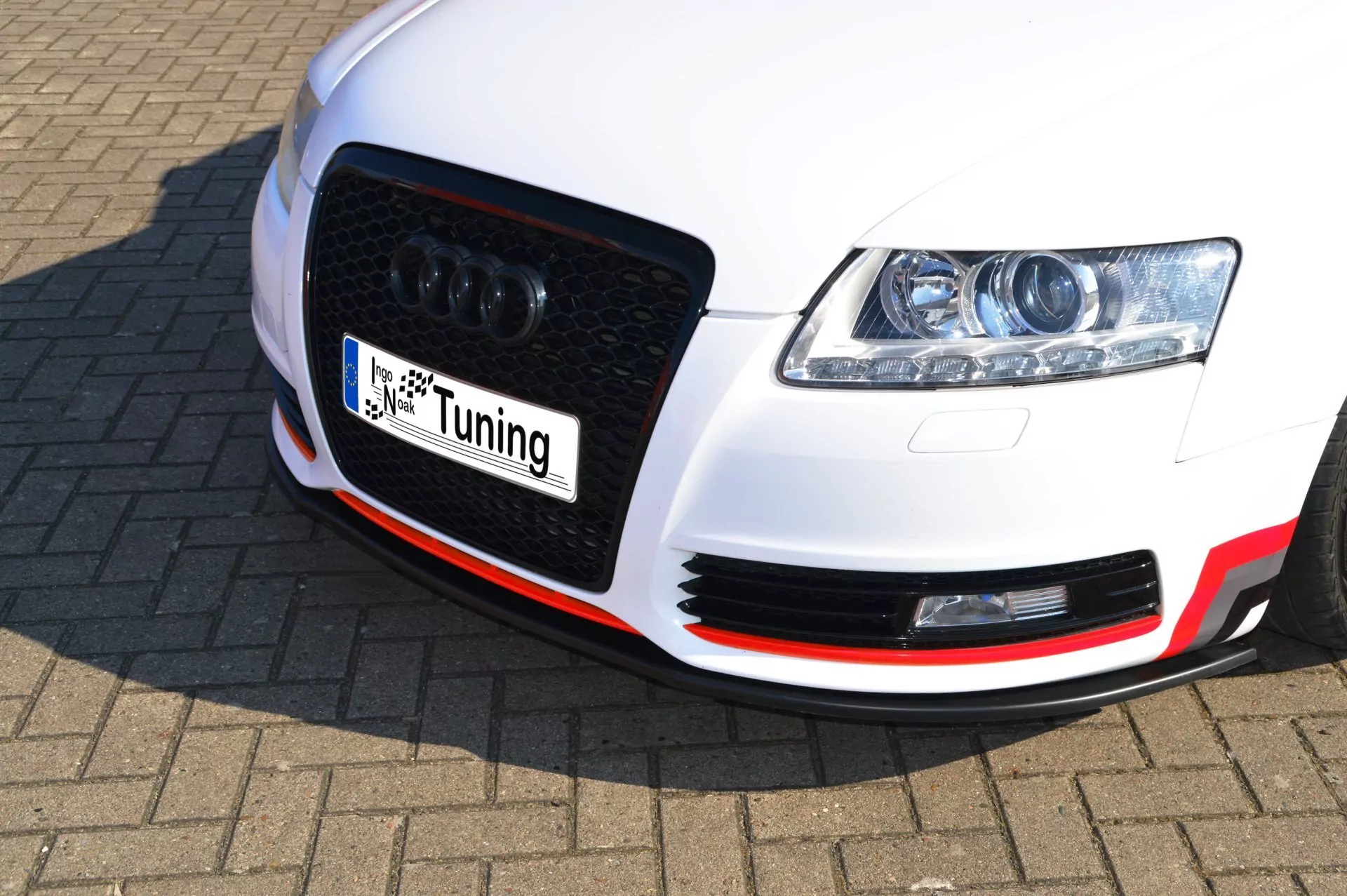 Cup Frontspoilerlippe für Audi A6 4F Facelift Bj. 2008-2011