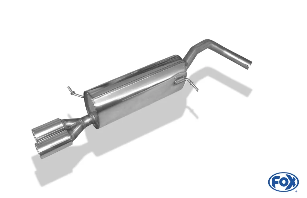 Skoda Fabia RS 5J Limousine  Endschalldämpfer - 2x76 Typ 13