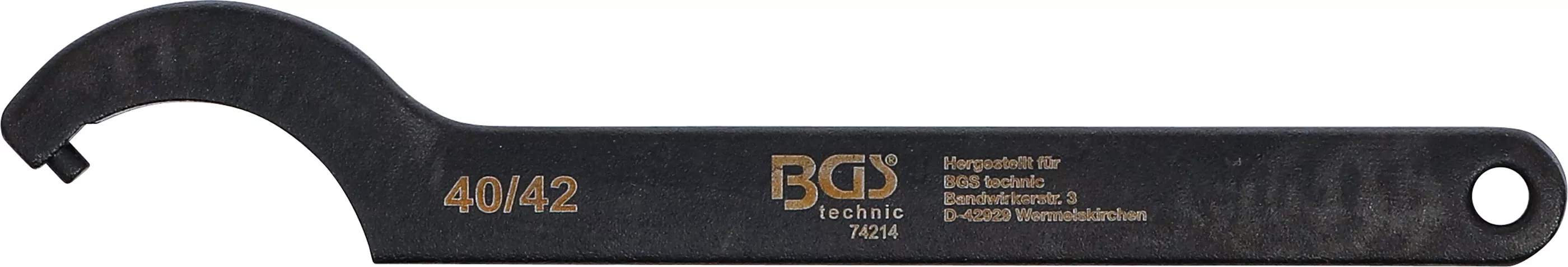 Hakenschlüssel mit Zapfen | 40 - 42 mm