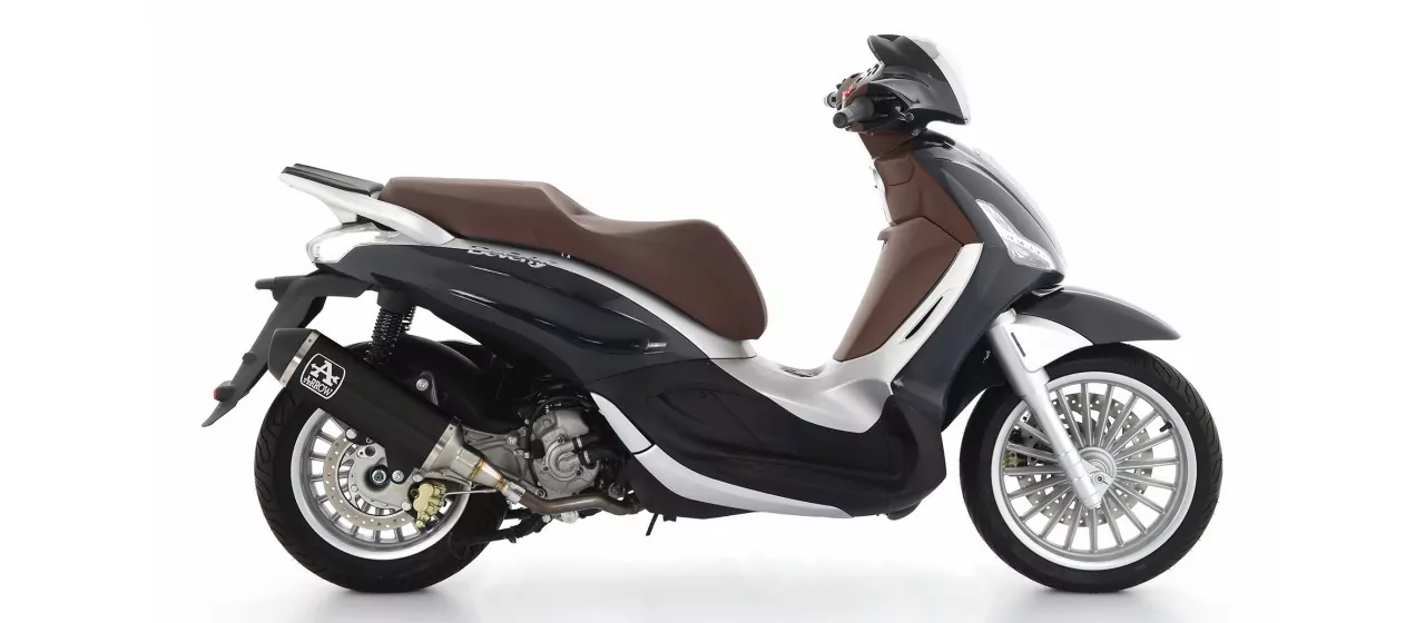 Arrow Urban Aluminium Schwarz Piaggio Beverly 300 HPE 2021-2024