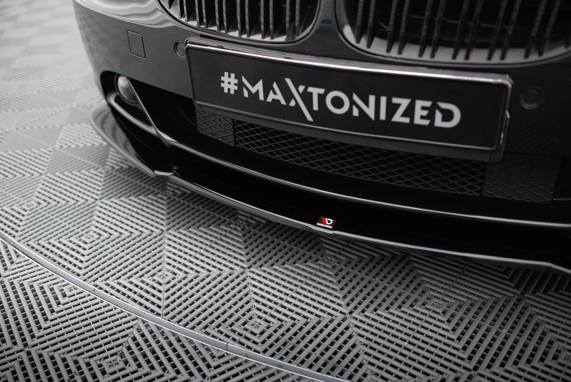 Front Ansatz Passend Für Passend Für BMW 6er E63 / E64 (vor FL) V.2 Schwarz Hochglanz Schwarz Hochglanz