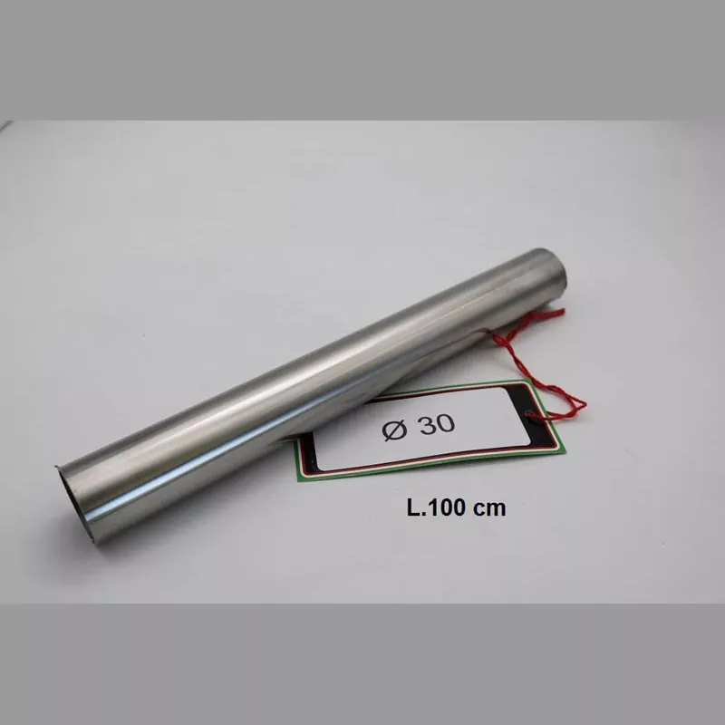 GPR Auspuff Cafè Racer Accessorio - Tubo Inox D. 30mm X 1mm L.1000mm Inox Tube Aisi 304 Tig L.100cm D.30mm x 1mm  Accessorio - A