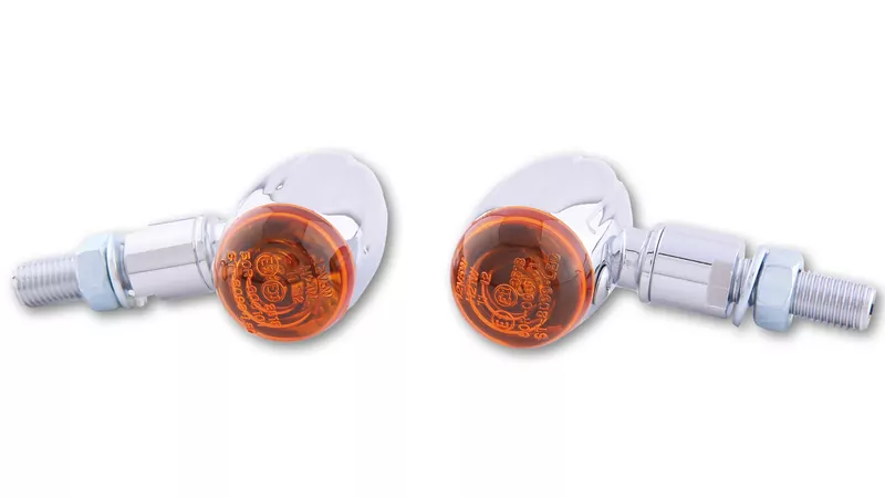 SHIN YO Blinker MICRO-BULLET, mit Fräsungen E-geprüft