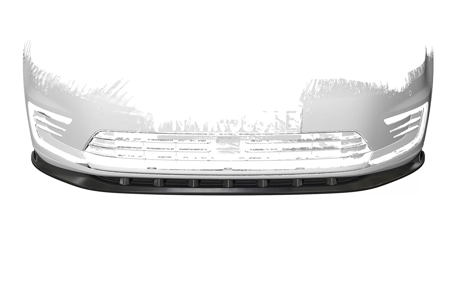 Cup-Spoilerlippe mit ABE für VW e-Molf CSL474-M Carbon Look (matt)