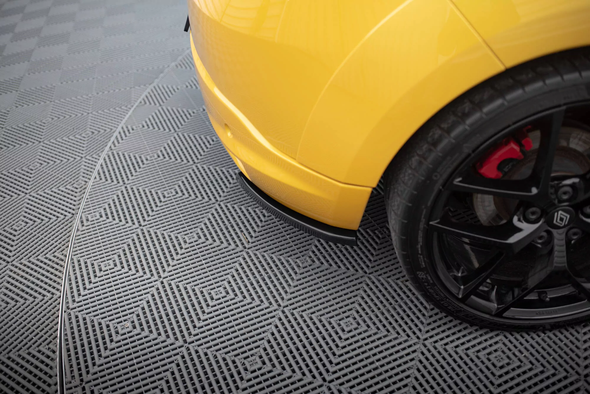 Heck Ansatz Flaps Diffusor Passend Für Diffusor Passend Für RENAULT MEGANE 3 RS Schwarz Hochglanz Schwarz Hochglanz