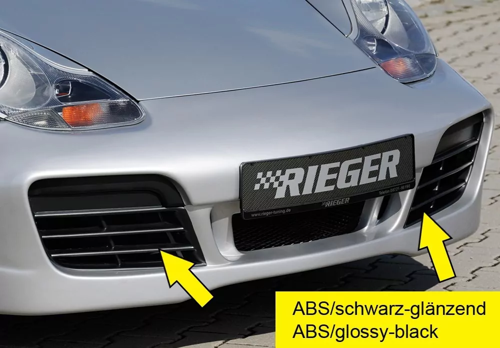 Rieger Lufteinlaßblenden für Porsche Boxster (986)  09.96-10.04