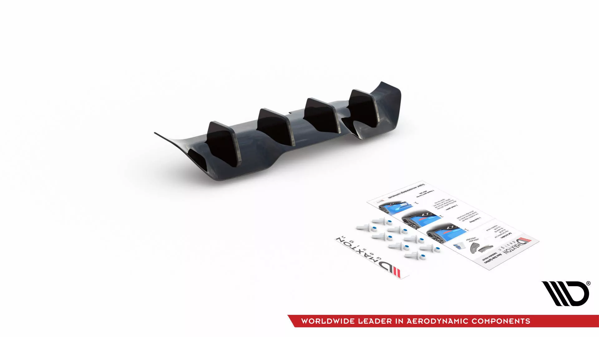 Diffusor Heck Ansatz Für BMW M235i Gran Coupe F44 Schwarz Hochglanz