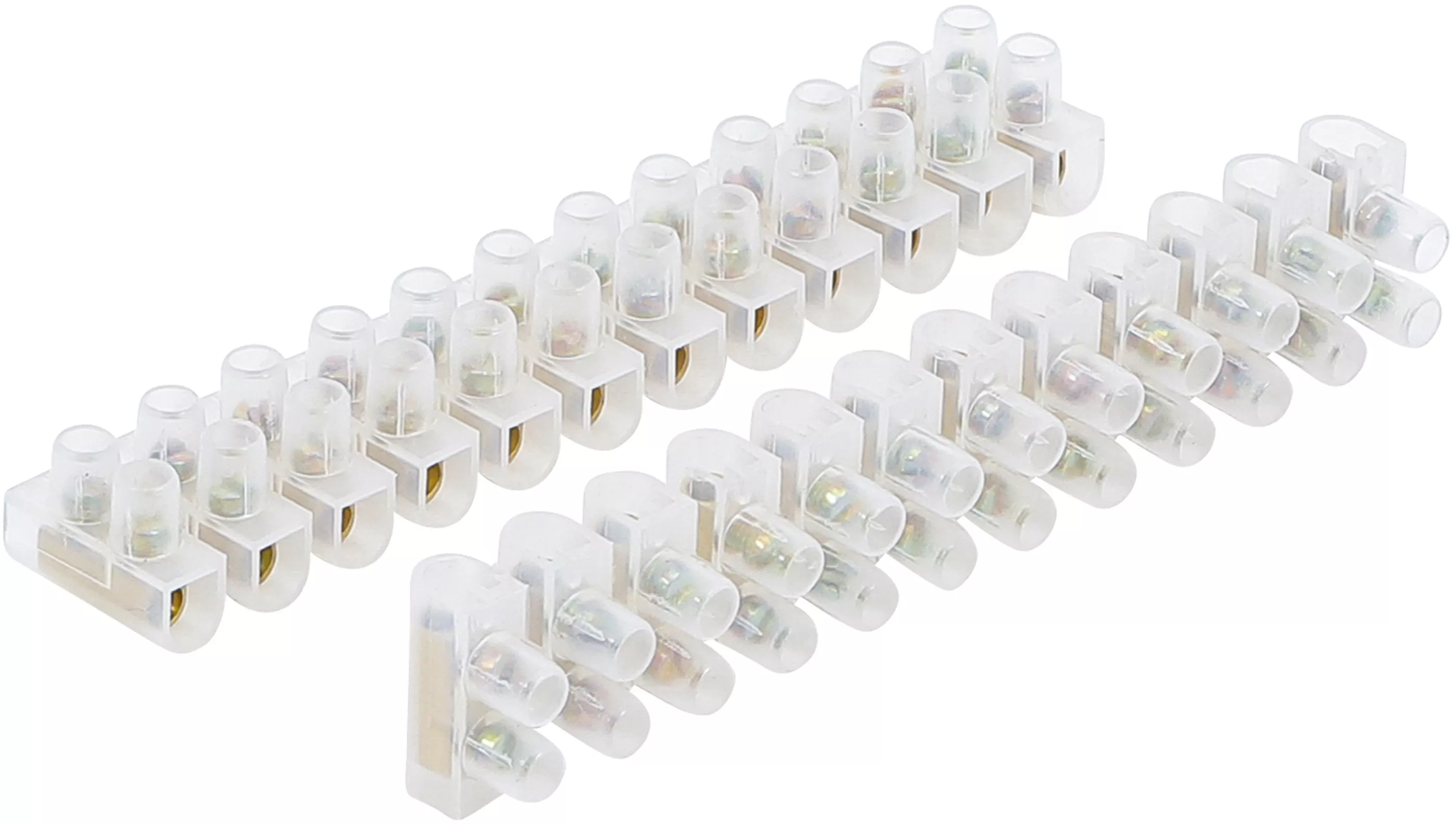 Lüsterklemmen | 4,0 mm² | 6 Amp. | 2 Stück | 12er Block