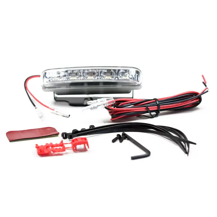 Tagfahrlicht-led Mit 5 Led S, Klarglas, + Halter, Maße: B 104 X T 40 X H 25mm, E-geprüft