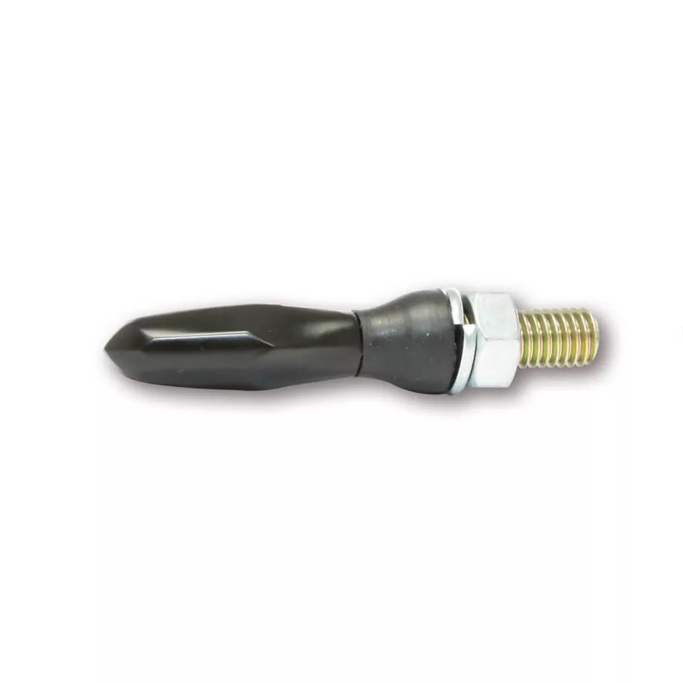 HIGHSIDER Pro Sonic-X2 LED Indicator Gehäuse  Schwarz / Linse Rauchgrau (Paar), Vorn & Hinten