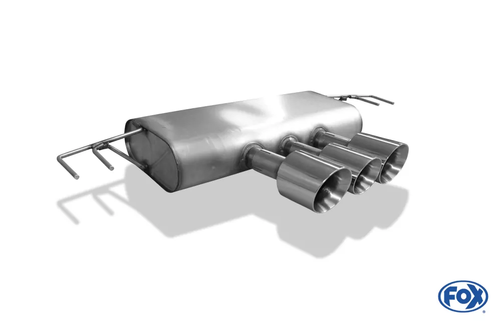 Honda Civic X Type R  Endschalldämpfer quer Ausgang rechts/links  - 100-90-100 Typ 25 mittig