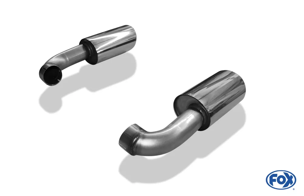 Audi Q7 - 4L  Endrohrpaar zum Aufstecken - 129x106 Typ 32 rechts/links