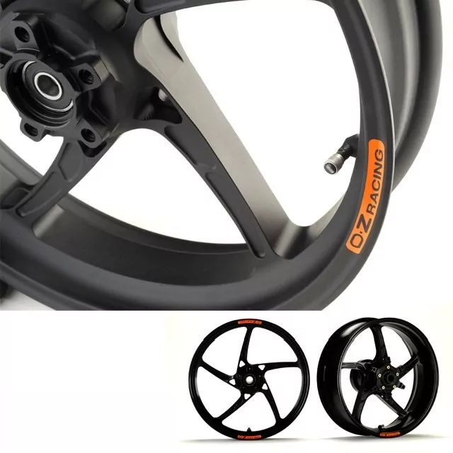 OZ Piega Aluminium vorne in schwarz matt für Kawasaki ZX10R Ninja Typ: ZXT00C (Modelljahr 2004-´05)