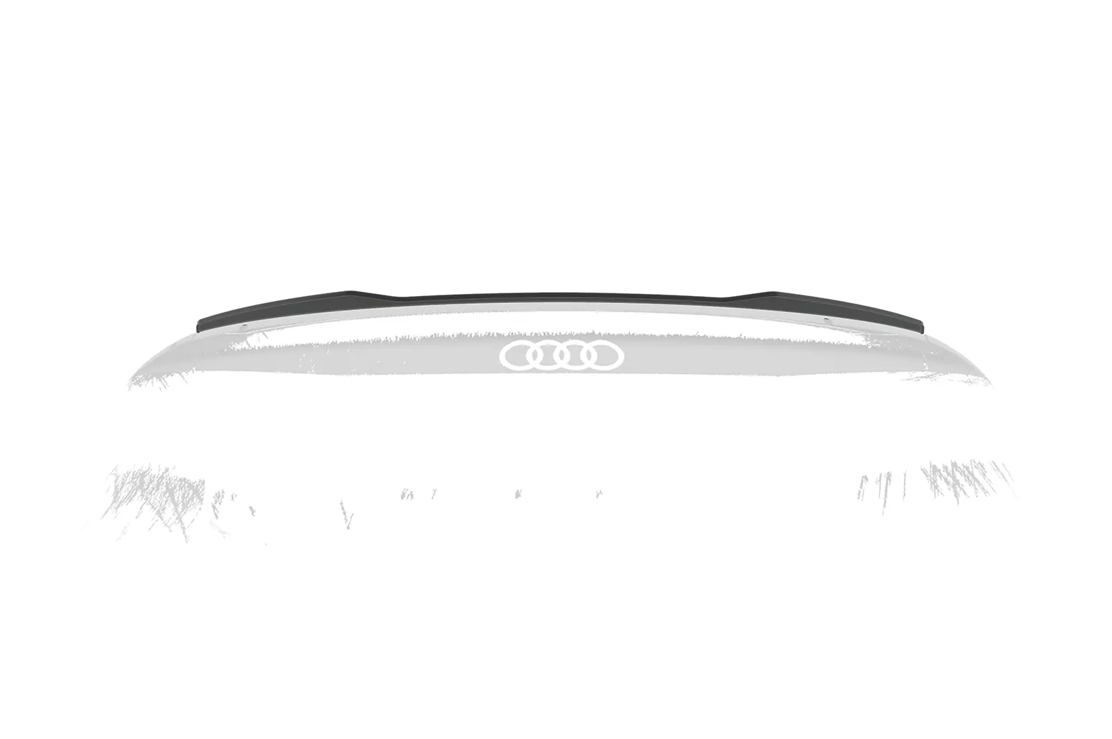 Heckflügel mit ABE für Audi A7/S7/RS7 (C8) Sportback HF860 Schwarz Strukturiert