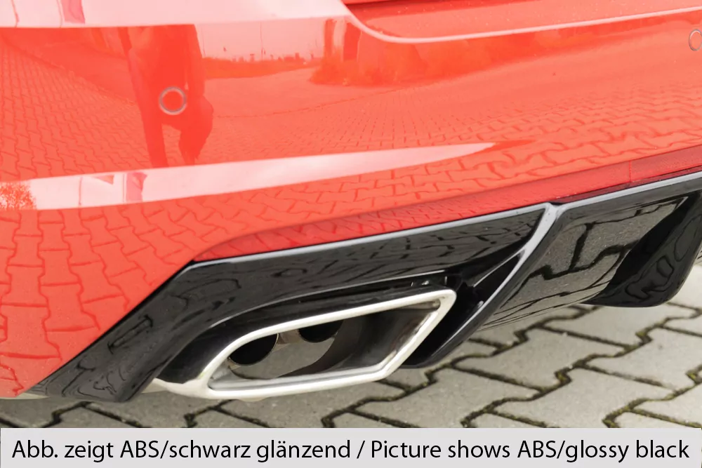 Rieger Heckeinsatz für Skoda Octavia RS (5E) | Combi 02.17- (ab Facelift) bei Bestellung bitte genaue Motorisierung angeben!