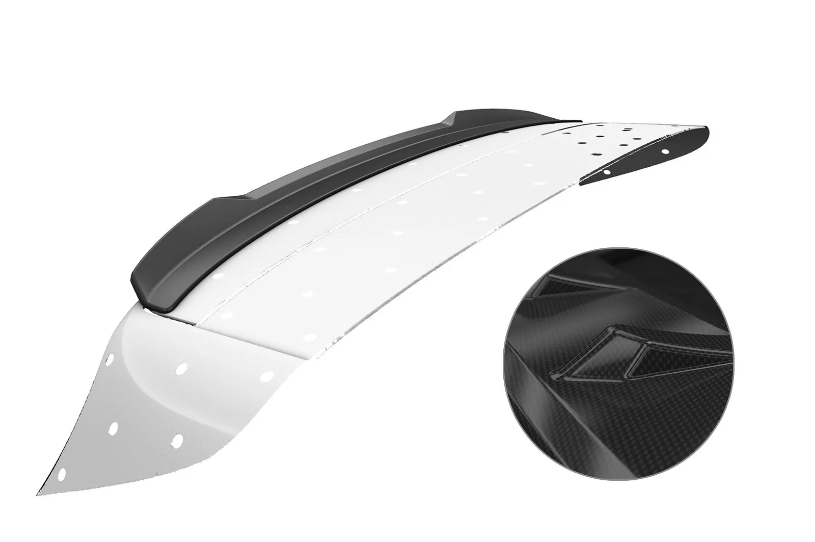 Heckflügel für Porsche Panamera 2 (Typ 971) Sport Turismo HF780-C Carbon Look Hochglanz