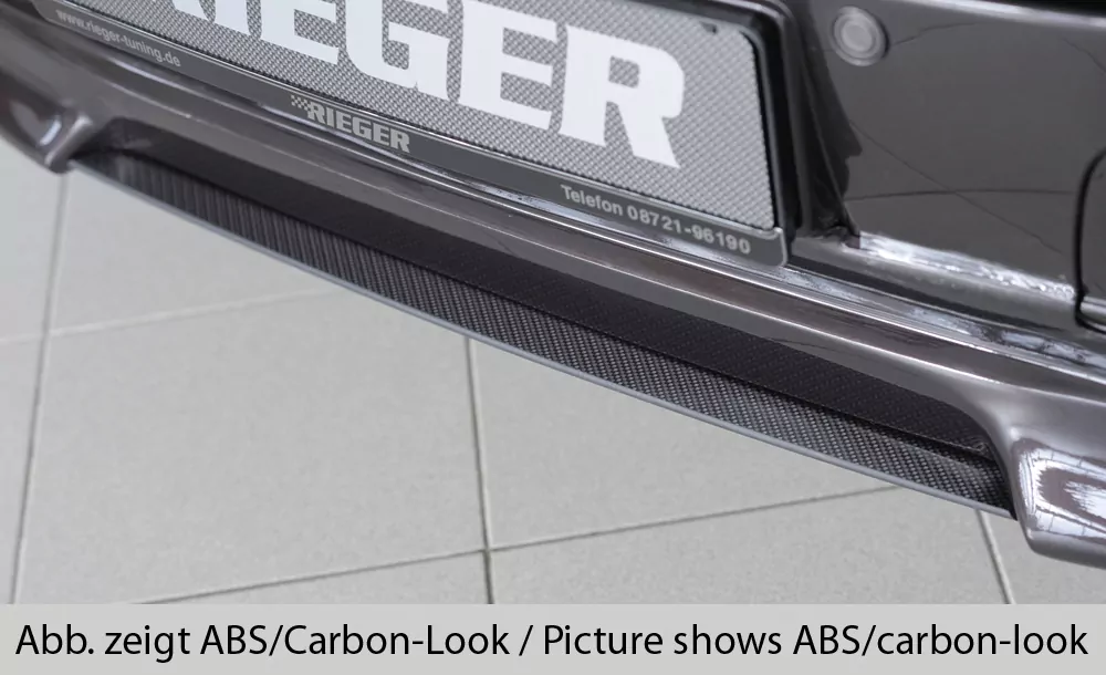 Rieger Spoilerschwert für VW T5 Bus |  04.03-08.09 (bis Facelift) für Spoilerlippe 59250