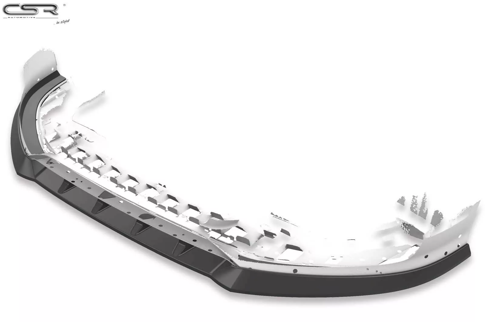 Cup-Spoilerlippe mit ABE für Audi A3 8V Cabrio S-Line vor Facelift CSL453-M Carbon Look (matt)