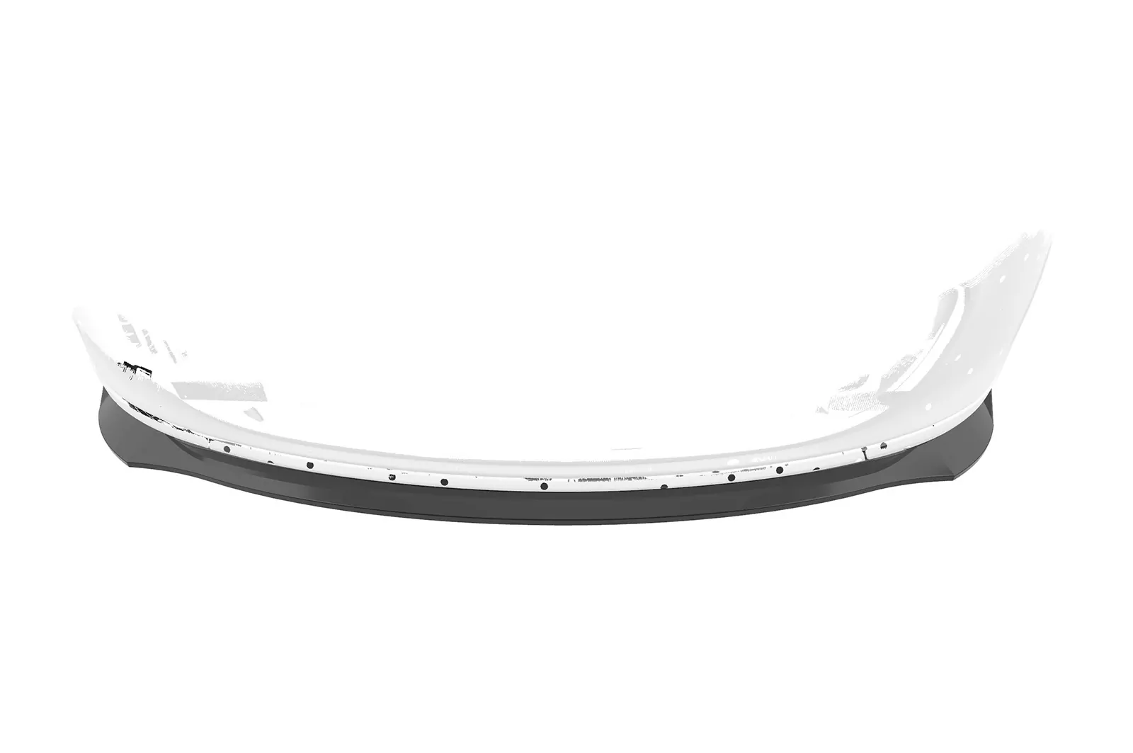 Cup-Spoilerlippe mit ABE für Renault Twingo 3 GT CSL559 Schwarz Strukturiert