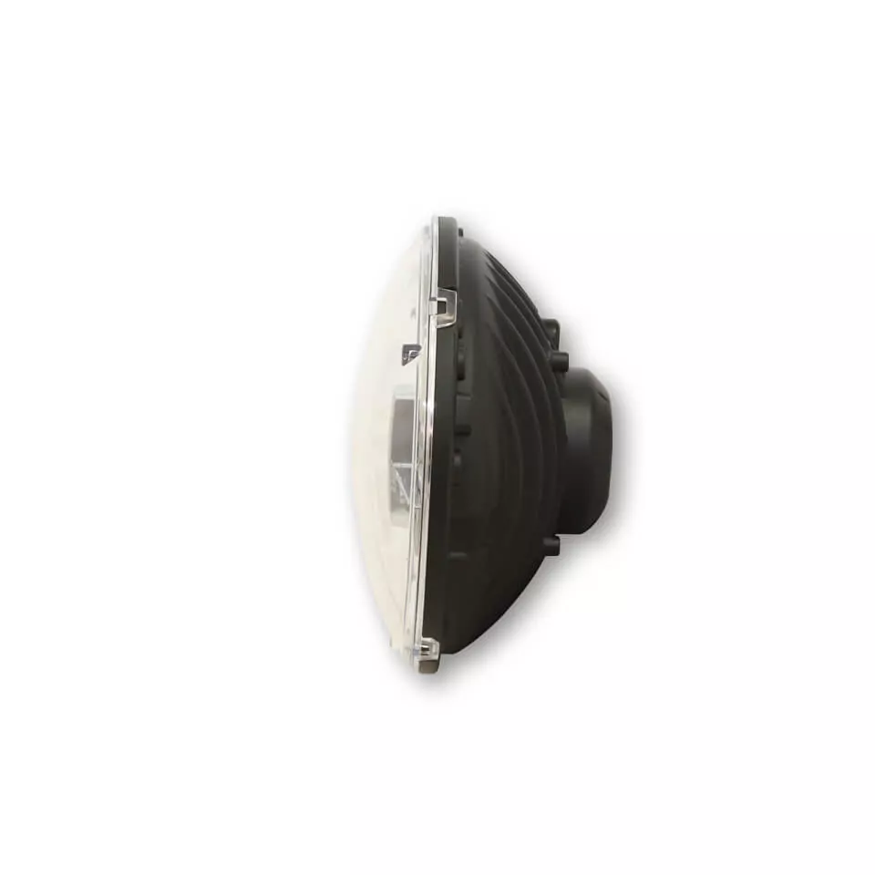 HIGHSIDER pro 7 Zoll Hauptscheinwerfereinsatz Typ 3 LED Schwarz E-Geprüft