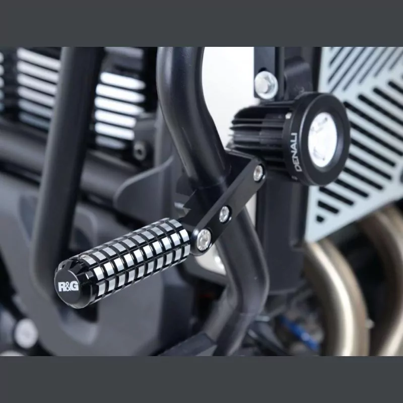 R&G Universal Highway Fußrasten für 1"(25.4mm) / 7/8" (22mm) Sturzbügel