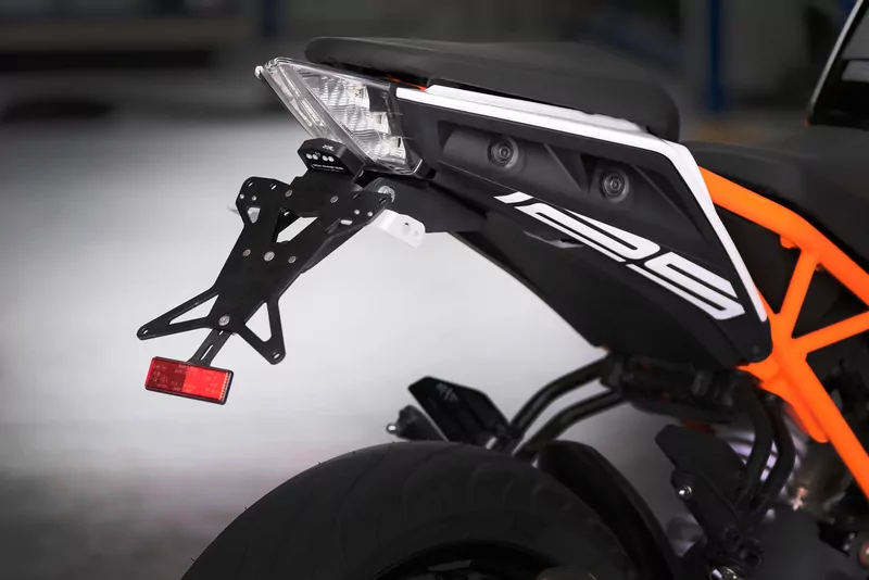 Kurzes Heck - Kennzeichenträger - Kennzeichenhalter für KTM 125 Duke ab 2017-2019
