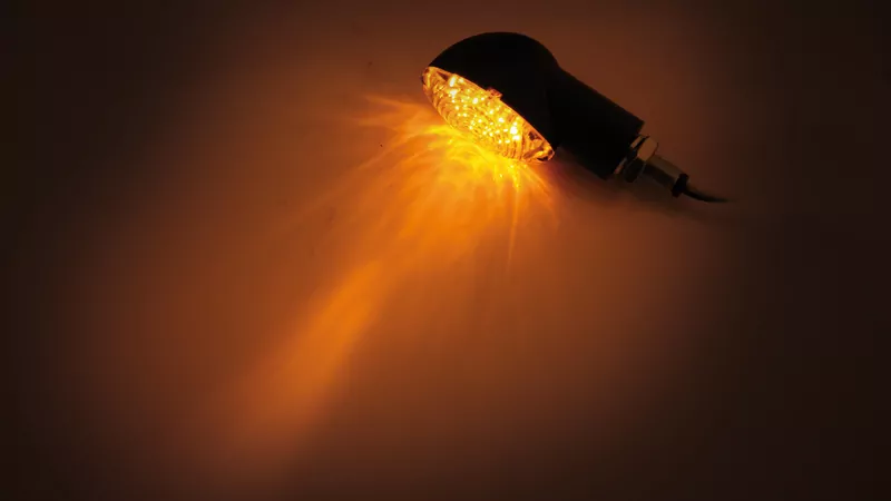 SHIN YO Cat Eye LED Indicators Black/Translucent E-Approved (Pair)