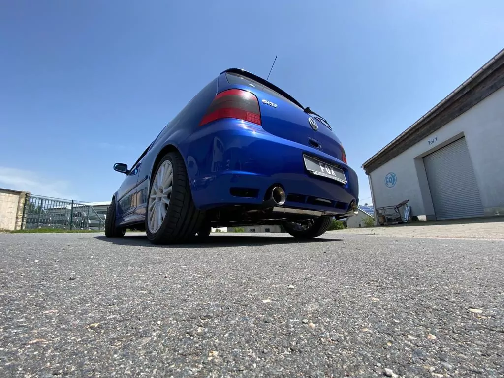 VW Golf IV R32  Endschalldämpfer Ausgang rechts/links - 1x100 Typ 24 rechts/links