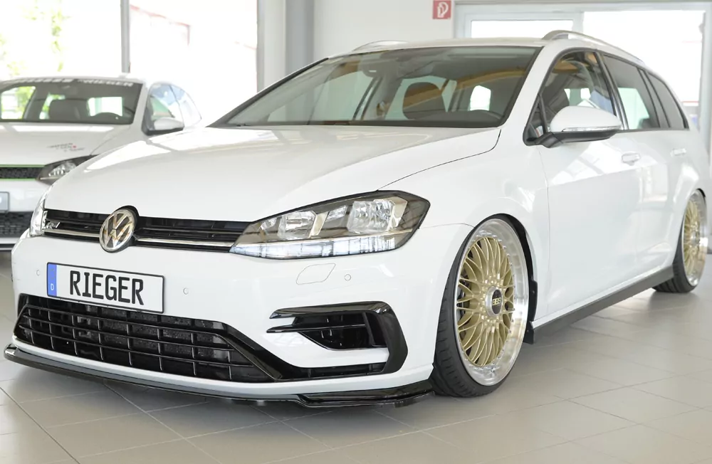 Rieger Seitenschweller rechts  (XS) matt schwarz für VW Leon Cupra (5F) 5-tür. (ST/Kombi) 01.17- (ab Facelift)